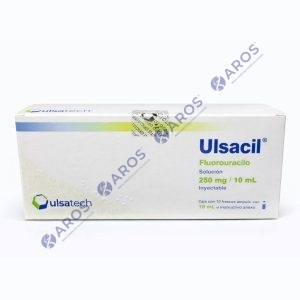 Ulsacil Fluorouracilo 250Mg/10mL C/10amp