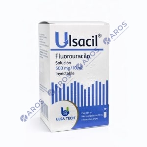 Ulsacil Fluorouracilo 500Mg/10mL Iny C/1